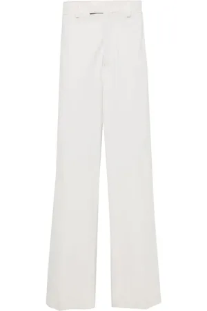 Vetements Weite High-Waist-Hose
