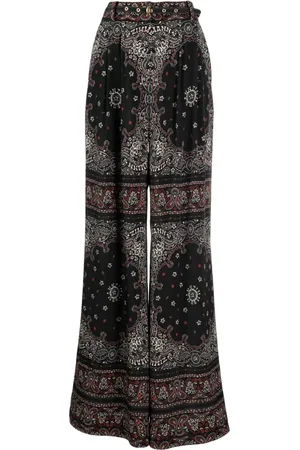 ZIMMERMANN Weite Hose mit Bandana-Print