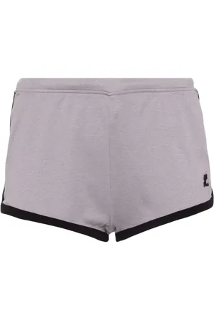 Courrèges Contrast Minishorts aus Baumwolle