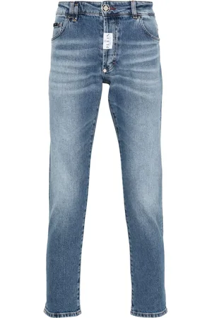 Philipp Plein Halbhohe Skinny-Jeans