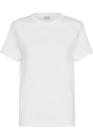 Brunello Cucinelli T-Shirt mit Borten