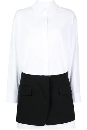 JUUN.J Hemdkleid mit Einsätzen