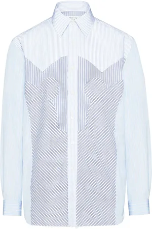 Maison Margiela Gestreiftes Yoke Hemd