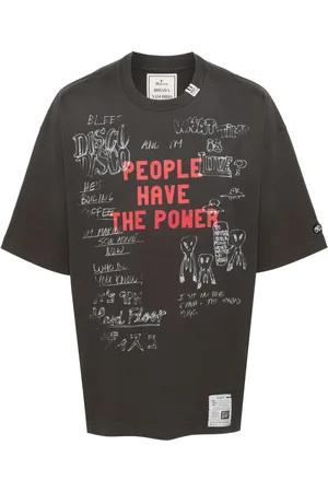 Maison Mihara Yasuhiro T-Shirt im Distressed-Look