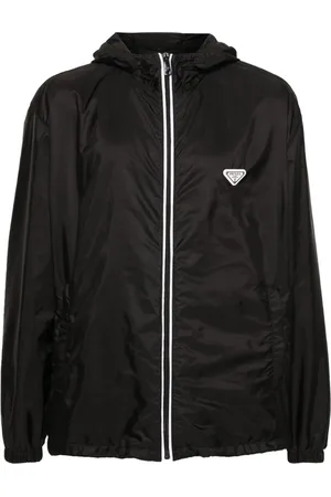 Prada Kapuzenjacke aus Re-Nylon