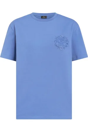 Etro T-Shirt mit Pegaso-Stickerei
