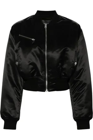 MUGLER Gefütterte Cropped-Bomberjacke
