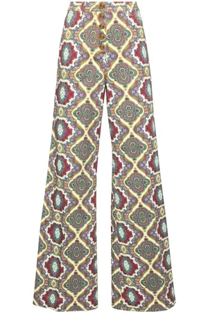 Etro Schlagjeans mit hohem Bund