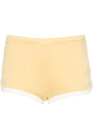 Courrèges Contrast Minishorts aus Baumwolle