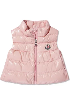 Moncler Gefütterte Weste mit Glanzoptik