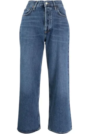 AGOLDE Ren Jean Cropped-Jeans mit hohem Bund