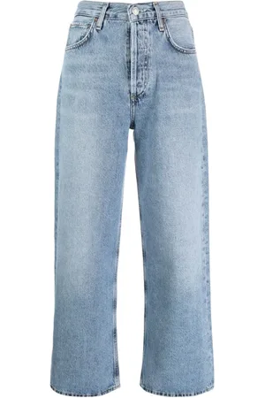 AGOLDE Ren Jean Cropped-Jeans mit hohem Bund