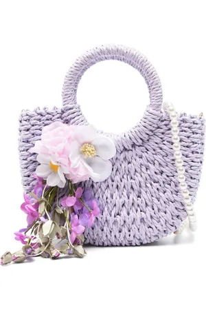 MONNALISA Handtasche aus gewebtem Bast