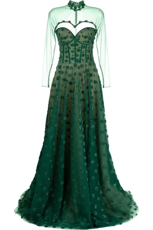 Saiid Kobeisy Gepunktetes Tüllkleid