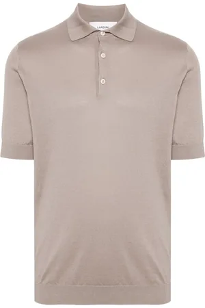 LARDINI Gestricktes Poloshirt