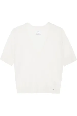 ANINE BING Aria T-Shirt mit Logo-Schild