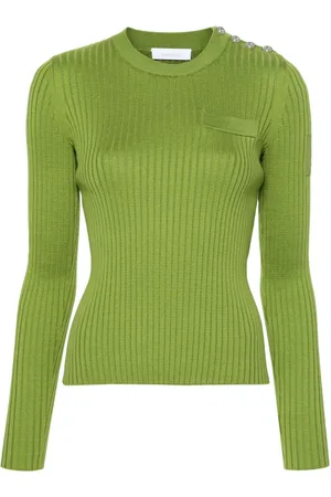Paco rabanne Geripptes Strickoberteil