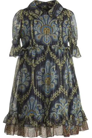 Etro Seiden-Hemdkleid mit Paisley-Print