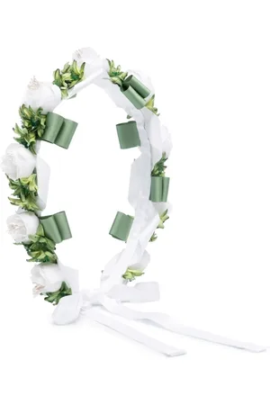 COLORICHIARI Stirnband mit Blumenapplikation