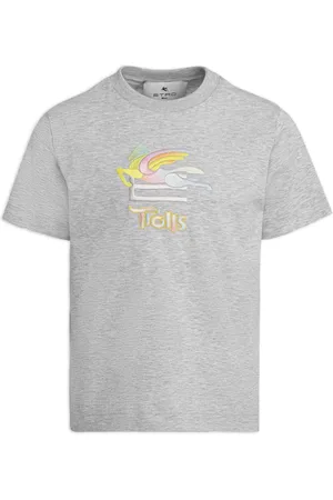 Etro X Trolls T-Shirt mit Logo-Stickerei