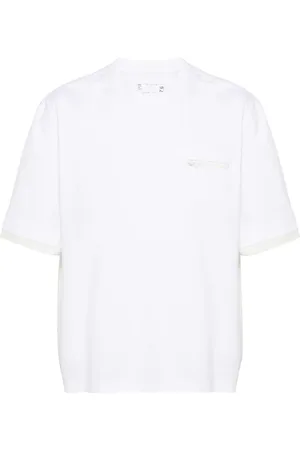 SACAI T-Shirt mit Einsätzen