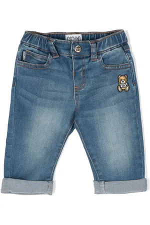 Moschino Tapered-Jeans mit Teddy