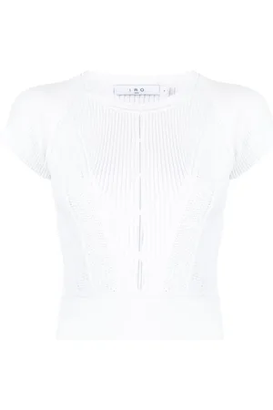 IRO T-Shirt mit Cut-Outs