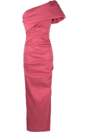 RACHEL GILBERT Asymmetrisches Kat Abendkleid