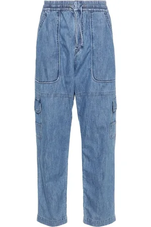 Isabel Marant Gerade Vanni Hose aus Chambray
