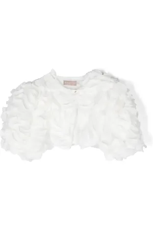LA STUPENDERIA Cardigan mit Blumenapplikation