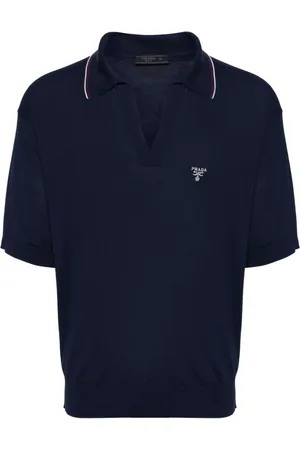 Prada Poloshirt mit Logo-Stickerei