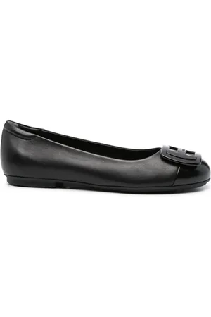 Hogan Ballerinas mit Logo-Schild