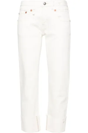 R13 Cuffed Boy Cropped-Jeans