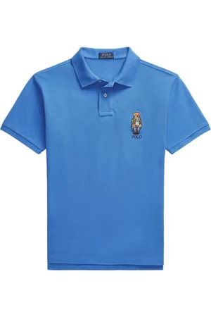 Ralph Lauren Poloshirt mit Polo Bear-Stickerei