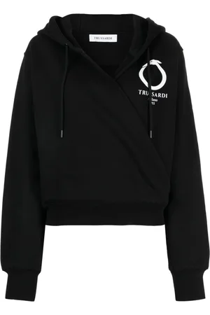Trussardi Hoodie mit Logo-Print