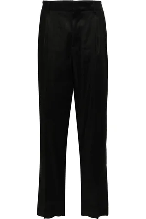LARDINI Twill-Hose mit Tapered-Bein