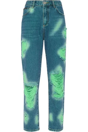 Philipp Plein Jeans mit Batikmuster