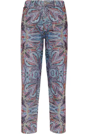 Philipp Plein Crystal Circus Cropped-Jeans