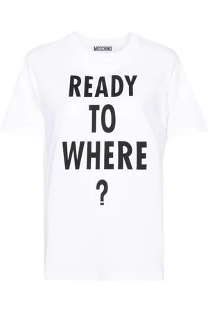 Moschino T-Shirt aus Bio-Baumwolle mit Print