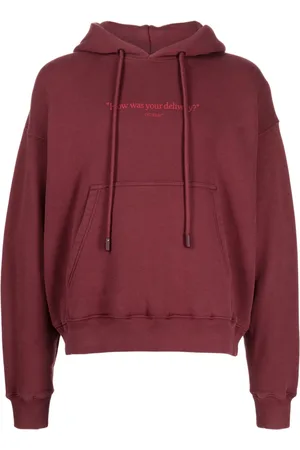 OFF-WHITE Hoodie mit Slogan-Print