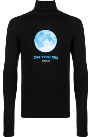 OFF-WHITE Langarmshirt mit grafischem Print
