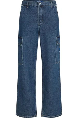 Karl Lagerfeld Utility Jeans mit weitem Bein