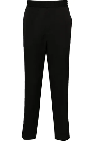 Golden Goose Schurwollhose mit Logo-Schild