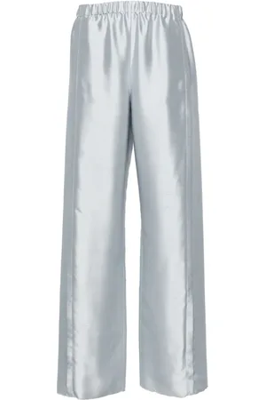 Giorgio Armani Seidenhose mit Bundfalten