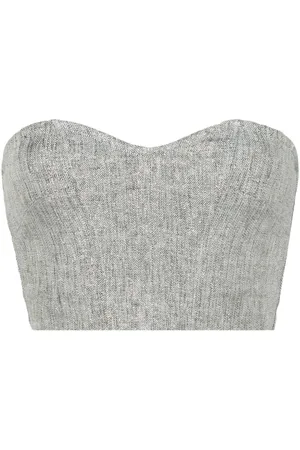 FORTE FORTE Trägerloses Lurex-Top
