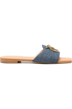 Pinko Flache Jeans-Slipper