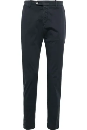 BRIGLIA Tief sitzende Tapered-Chino