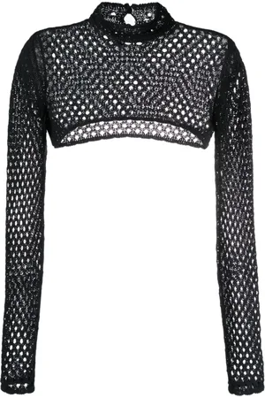 Moschino Cropped-Top mit Lochmuster