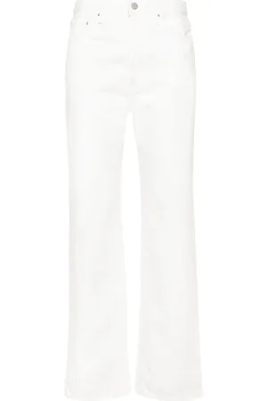 Totême Halbhohe Straight-Leg-Jeans