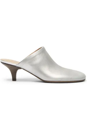 MARSÈLL Spilla Mules aus laminiertem Leder 45mm